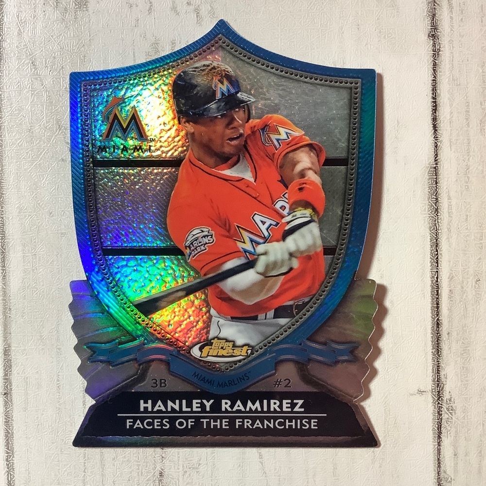 2012 Finest Faces of the Franchise #HR Hanley Ramirez - Miami Marlins